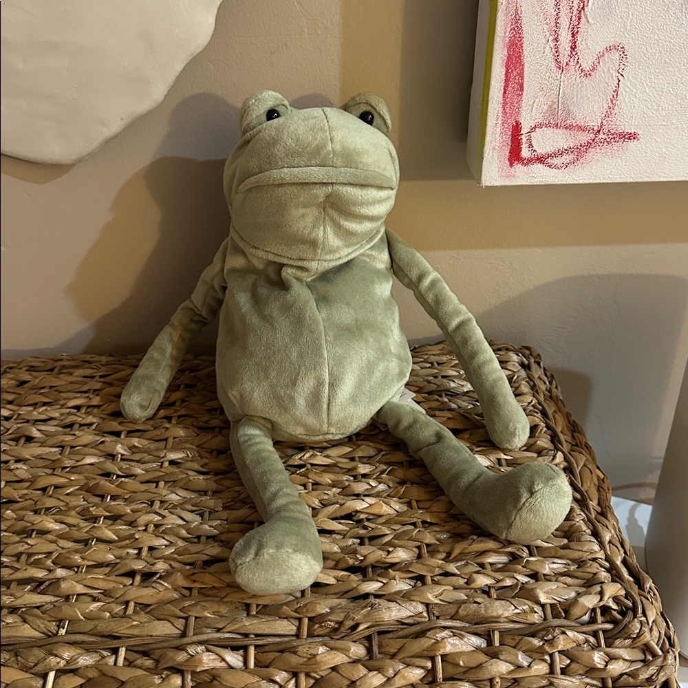 jellycat medium fergus the frog plush